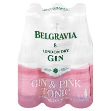 Belgravia Pink gin and Tonic 6 x 275ml